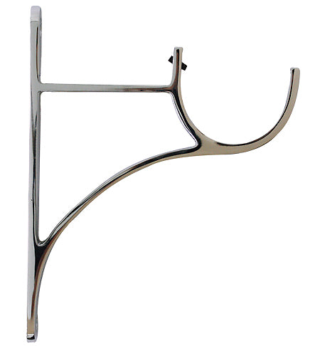 Jones 50mm Metal End Bracket, Chrome