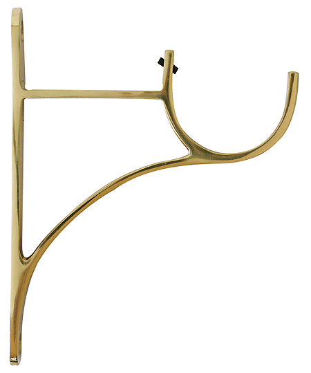 Metal End Bracket 40mm Brass