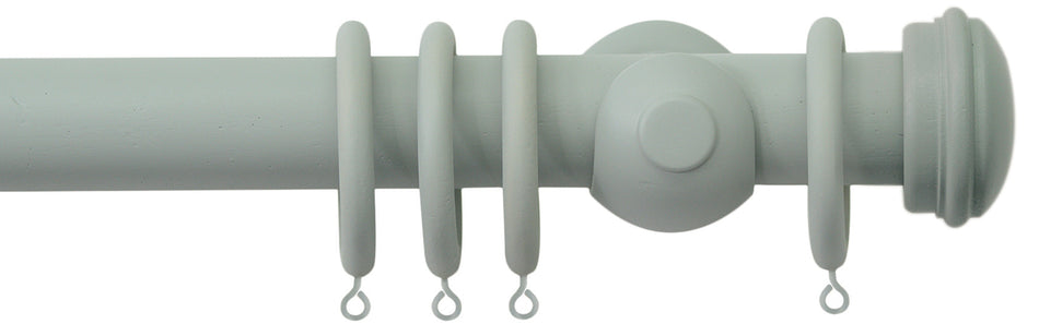 Jones Seychelles 40mm Handcrafted Wood Pole Haze, Endcap