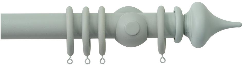 Jones Seychelles 40mm Handcrafted Wood Pole Haze, Minaret