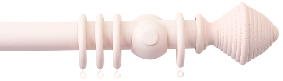 Jones Seychelles 40mm Handcrafted Wood Pole Blush, Hive