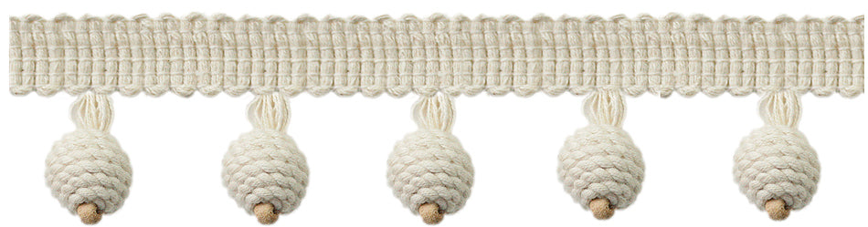 Jones Coastal Trimming Ball Fringe, Cotton