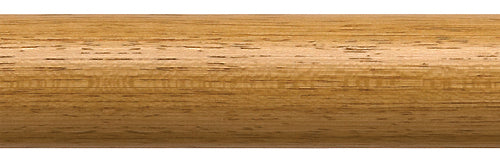 Modern Country Pole Only 45mm, 55mm, Light Oak
