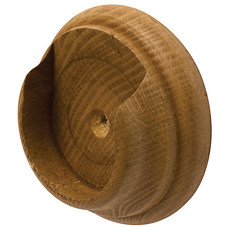 Modern Country Pole Recess Bracket 45mm, 55mm, Light Oak