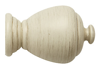 Modern Country 45mm, 55mm Sugar Pot Finial, Brushed Cream