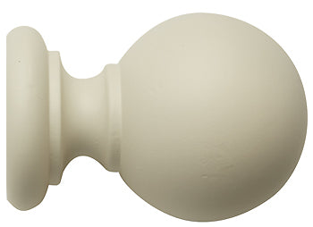 Modern Country Ball Finial 45mm, 55mm, Pearl