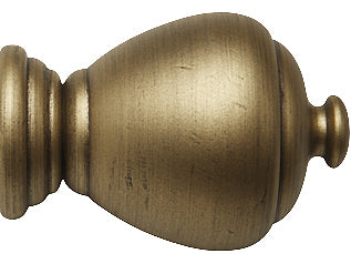 Modern Country 45mm, 55mm Sugar Pot Finial, Gold Black