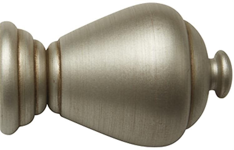 Modern Country 45mm, 55mm Sugar Pot Finial, Satin Silver