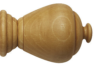 Modern Country 45mm, 55mm Sugar Pot Finial, Light Oak