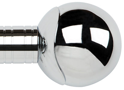 Galleria Metals 35mm Finial Chrome Orb