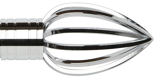 Galleria Metals 35mm Finial Chrome Caged Spear