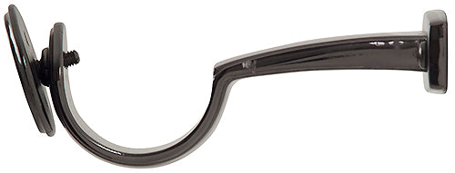 Renaissance Spectrum & Accents 50mm Curtain Pole Luxury Centre Bracket, Black Nickel