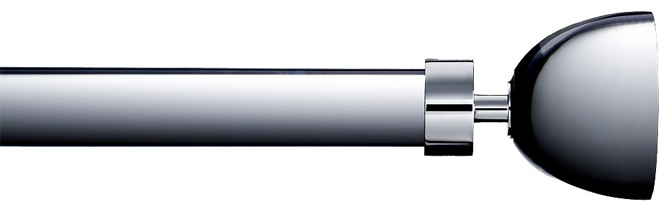 Byron Halo 35mm 45mm Acrylic Pole, Chrome Rings, Luna