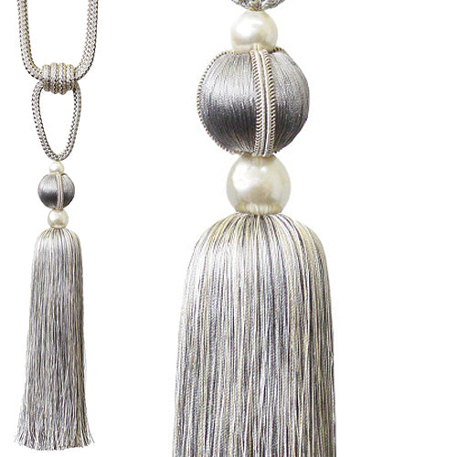 Jones Venice Rope Tieback, Dove