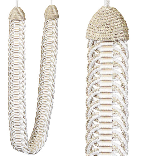 Jones Venice Rope Tieband, Vanilla