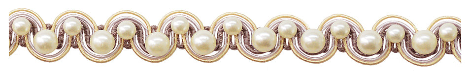 Jones Venice Pearl Gimp Trimming, Violet