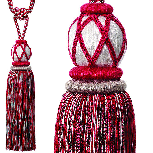 Hallis Highland Rope Tieback Ruby