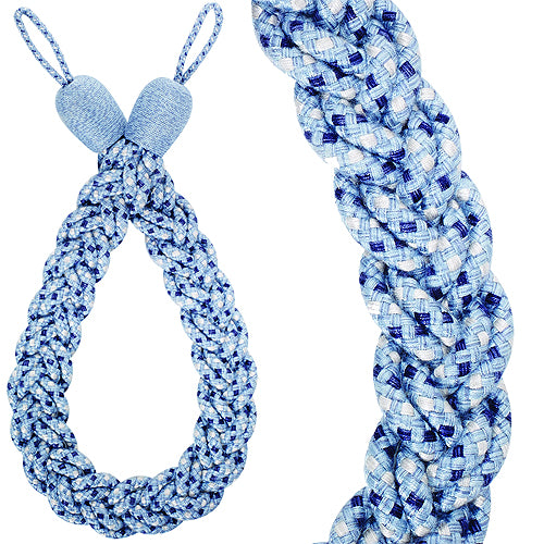 Hallis Highland Rope Tieback Embrace Bluebird