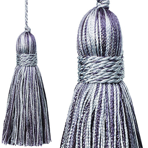 Hallis Highland Key Tassel Charcoal