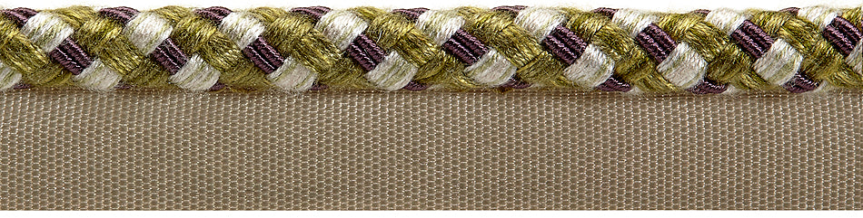 Hallis Highland Flanged Cord Trimming Bramble