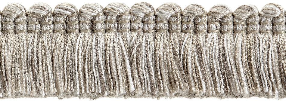 Hallis Highland Ruche Fringe Trimming Natural