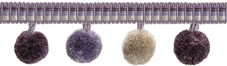 Hallis Highland Pom Pom Tassel Trimming Thistle