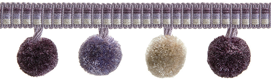 Hallis Highland Pom Pom Tassel Trimming Thistle