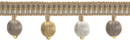 Hallis Highland Ball Tassel Trimming Gold