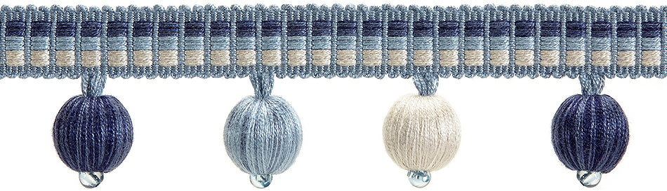 Hallis Highland Ball Tassel Trimming Bluebird