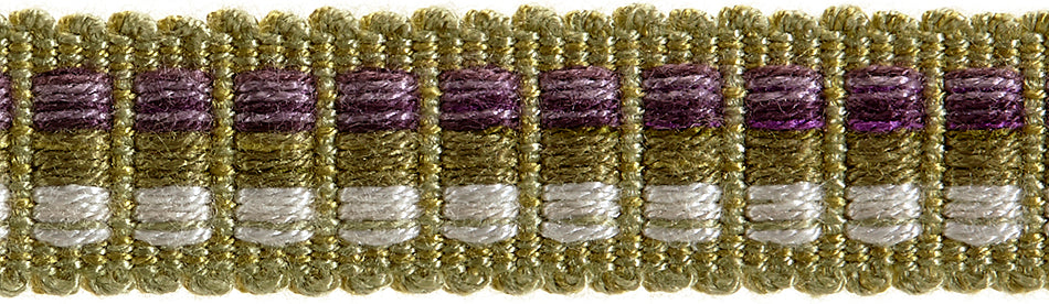Hallis Highland Narrow Braid Trimming Bramble