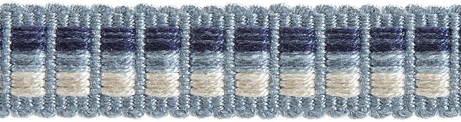 Hallis Highland Narrow Braid Trimming Bluebird