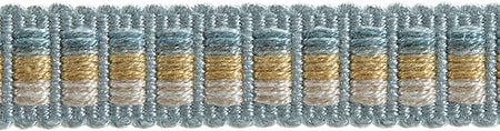 Hallis Highland Narrow Braid Trimming Aqua