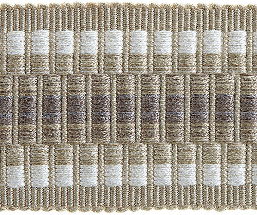 Hallis Highland Wide Braid Trimming Natural