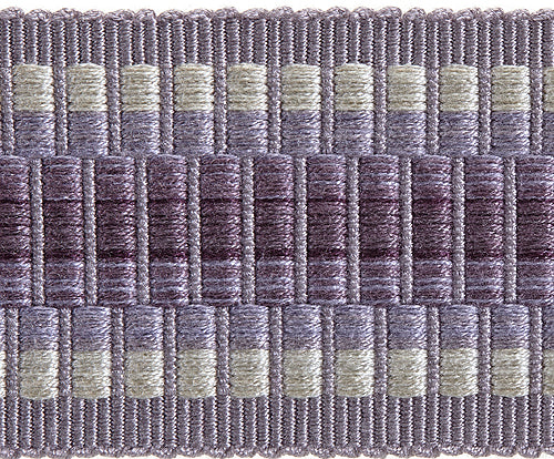 Hallis Highland Wide Braid Trimming Thistle