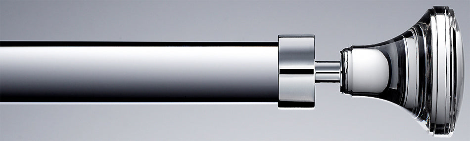 Byron Halo 35mm 45mm Acrylic Pole, Acrylic Rings, Celeste