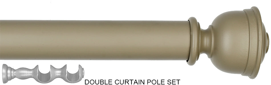 Byron Barnwood 35mm 45mm Double Pole Moss Green, Austell