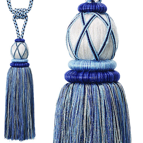 Hallis Highland Large Rope Tieback Bluebird