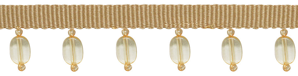 Jones Charm Beaded Trimming, Cabachon, Topaz