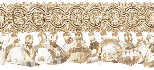 Jones Charm Beaded Trimming, Facette, Silk