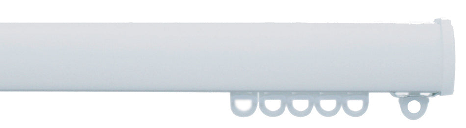 Jones Aluminium Vector Uncorded Curtain Track, White
