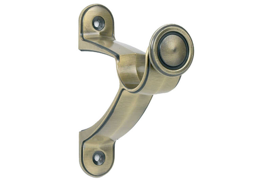 Galleria 35mm Pole End Support Bracket Burnished Brass
