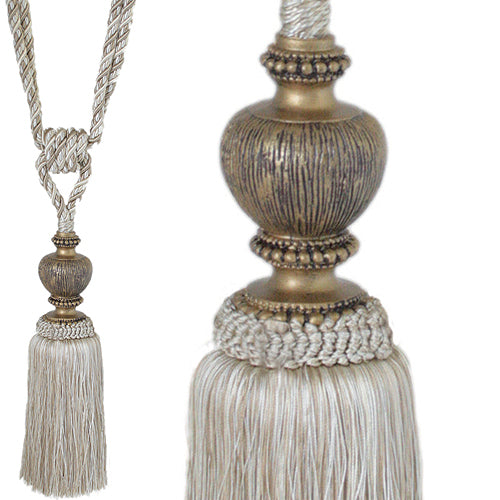 Jones Florentine Rope Tieback Medium, Beige