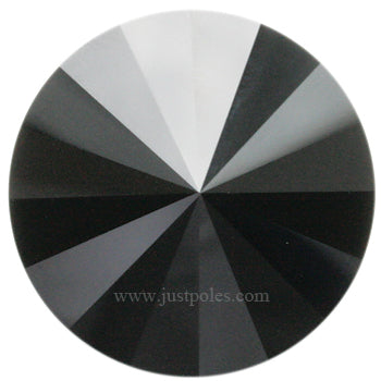 Swarovski Crystal Black Buttons 18mm/23mm/27mm
