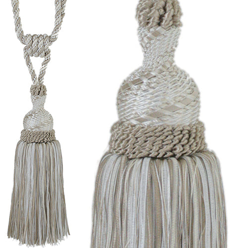 Jones Interlude Rope Tieback, Cream