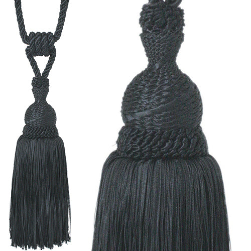 Jones Interlude Rope Tieback, Black