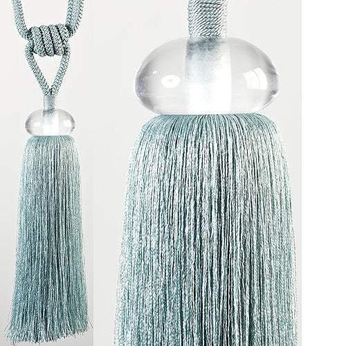 Hallis Sonata Rope Tieback, Crystal, Duckegg