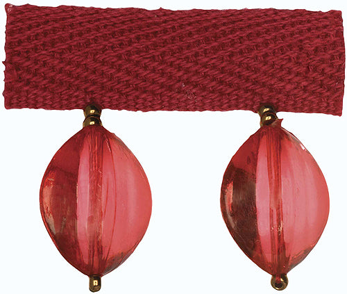 Hallis B`dazzle Trimming Elliptical Beads Rose