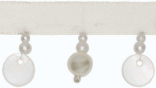 Hallis B`dazzle Trimming Pearls & Shells Clear