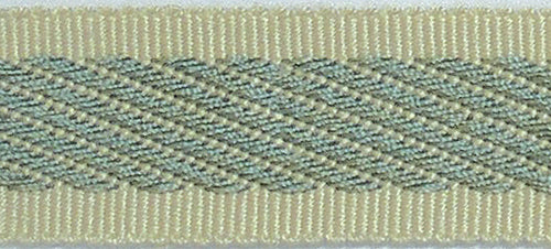 Hallis Warwick Trimming Classic Zebra Braid Aqua