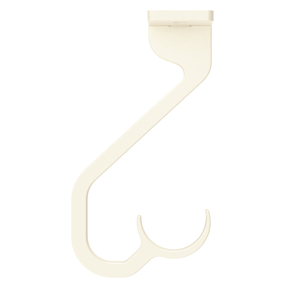 Arc 25mm Metal Ceiling Passing Bracket, Linen